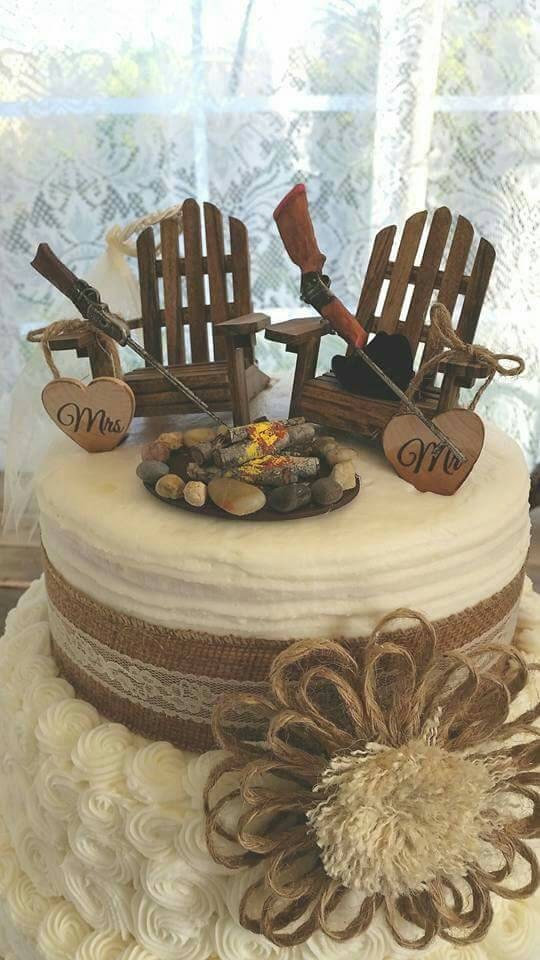 Shot Gun Riffle Hunting Wedding Cake By MorganTheCreator