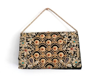 Embroidered Leather Handbag Seven Sisters Tjukurpa - Better World Arts main image 1