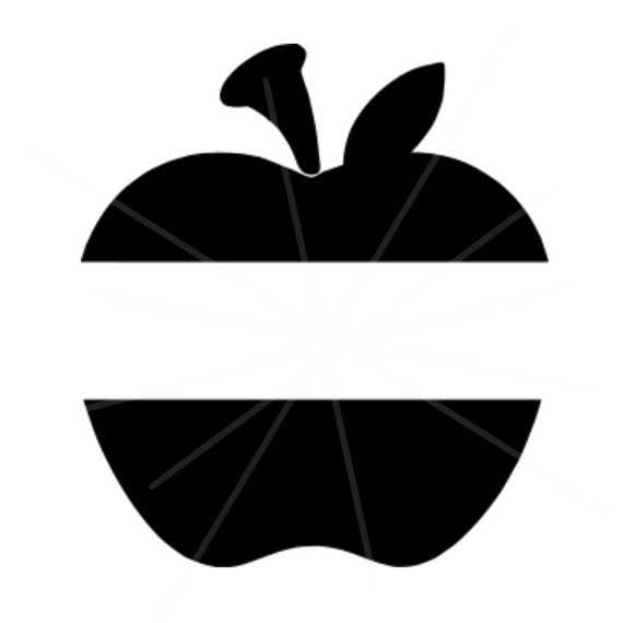 Download SVG - Split Apple SVG - Split Apple - Teacher - Teacher Appreciation - Teacher Gift - Apple ...