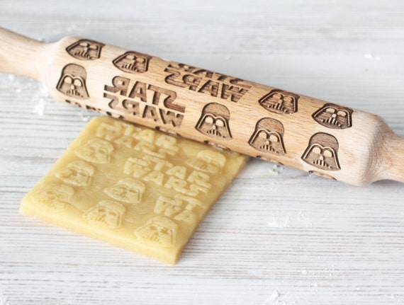 Star Wars Engraved rolling-pin - Darth Vader pattern - Embossed Rolling Pin