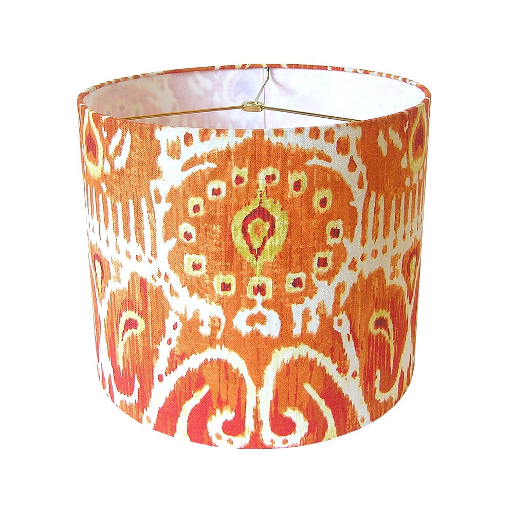 Custom Lamp Shade Tribal Lampshade Ikat Lamp Shades
