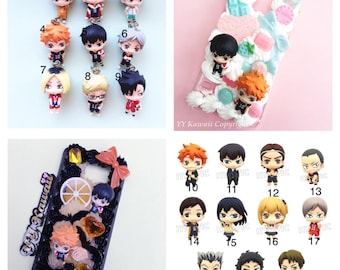 Preorder - Custom kawaii anime Haikyuu volleyball incl Hinata Kageyama decoden Phonecase for Iphone 4/4s 5, 6, 6 plus Samsung Galaxy S3 S4 S