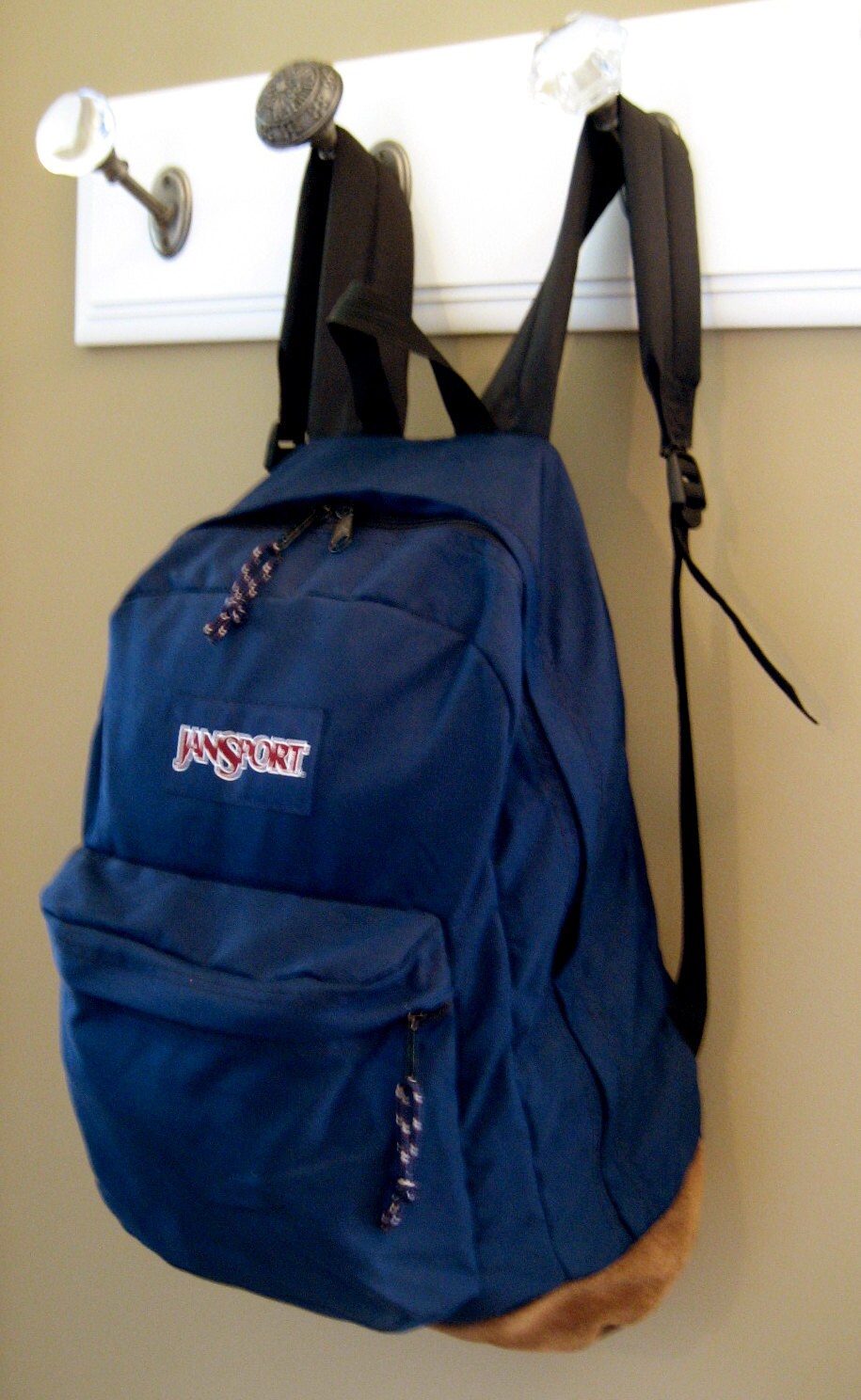 Navy Blue Jansport Washable Backpack JanSport Suede Bottom