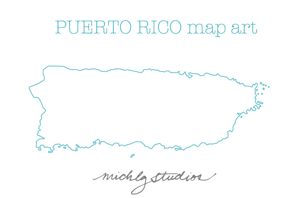 free clipart map of puerto rico - photo #2
