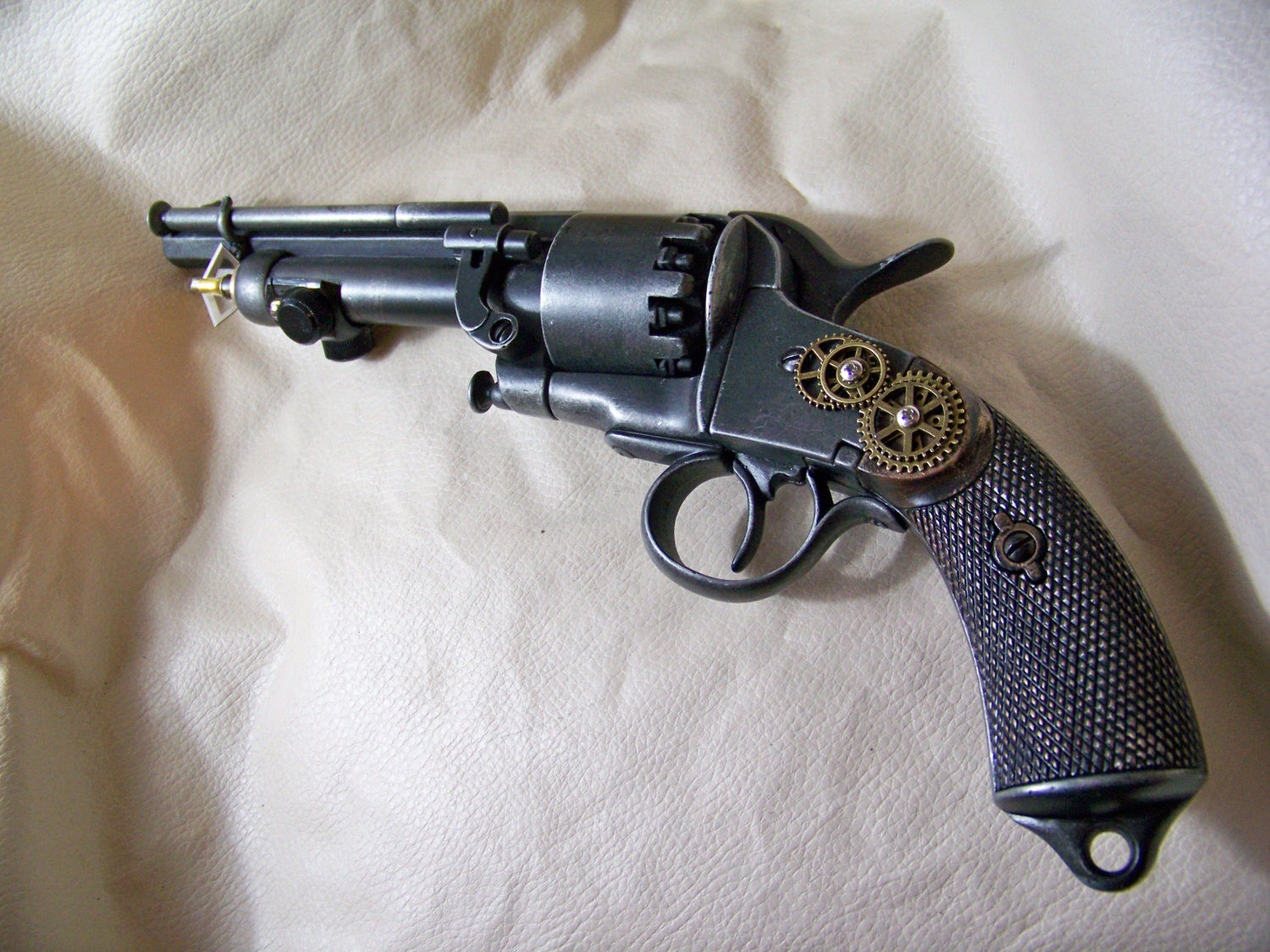 Steampunk 1860 Confederate Le Mat Black Powder Revolver