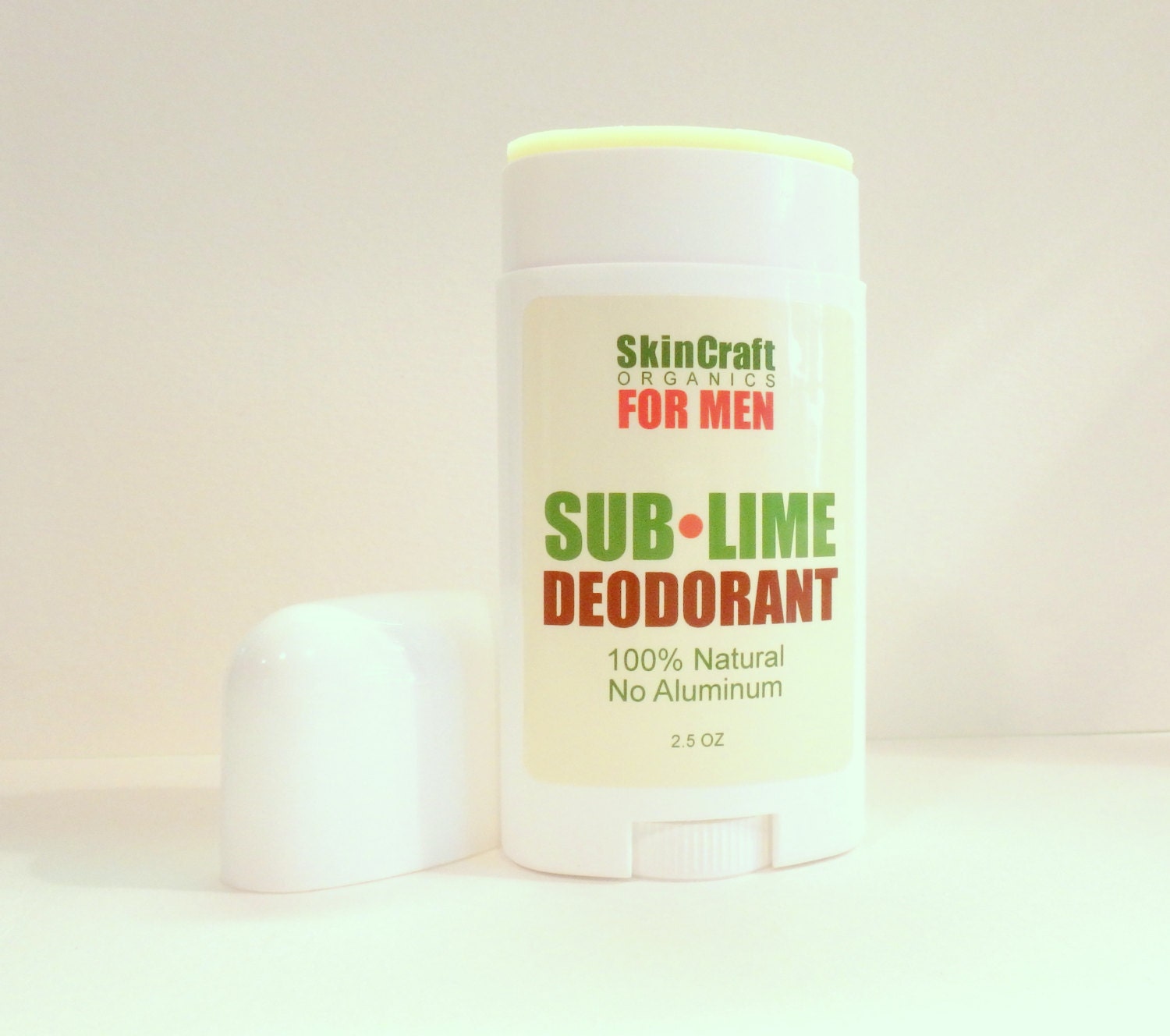 Organic Deodorant for Men Fresh Citrus Lime Scent SubLime