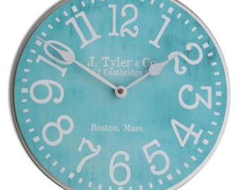Turquoise Wall Clock