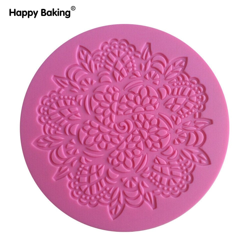 Silicone Mold Flower Lace Ideal for fondant cake by AmGiftShoP