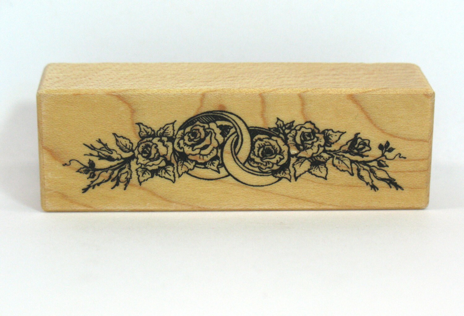 Wedding Rings Rubber Stamp Wedding Scroll Rubber Stamp