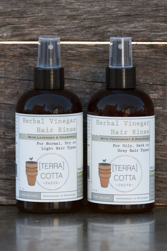 Herbal Vinegar Hair Rinse