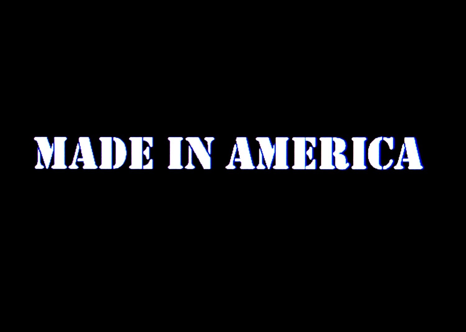 Made in America Vinyl Decal