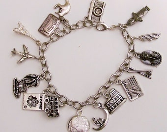 Italy Themed Charm Bracelet Everything Italian Italy Travel