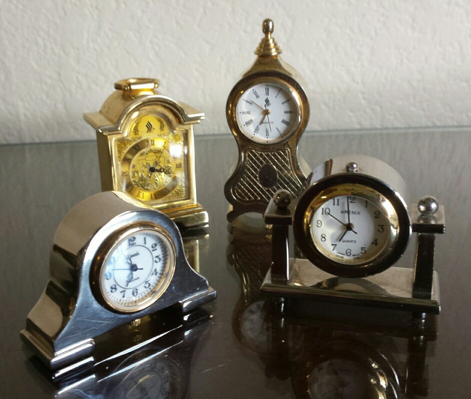 Clock Collection Vintage Miniature