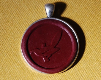 Jim Moriarty Mockingbird Seal Pendant Necklace. Inspired by BBC Sherlock