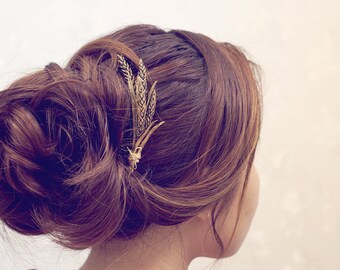 wheat hair comb, barley hair comb, long grass hair comb