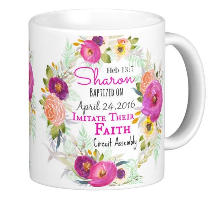 JW BaptismPersonalized Coffee Mug jw baptism gift jw