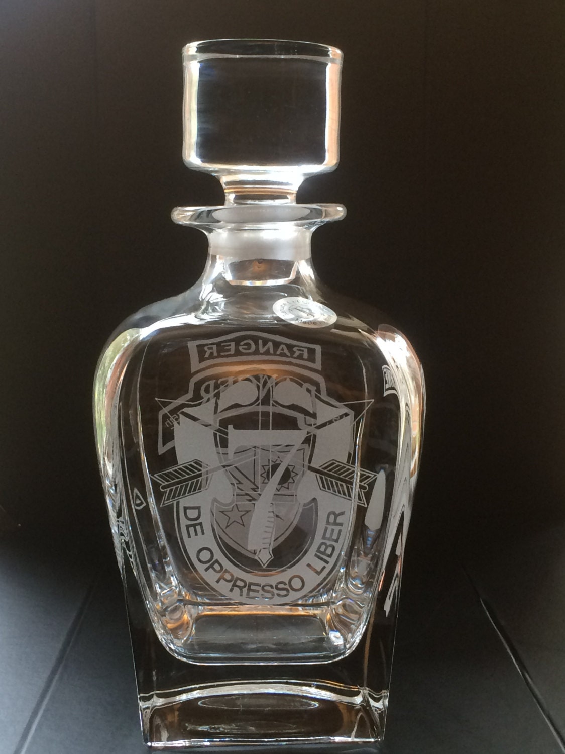 Personalized Whiskey Decanter Custom Made to Order