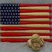 Baseball bat American Flag made out of 18 inch by homerunputter