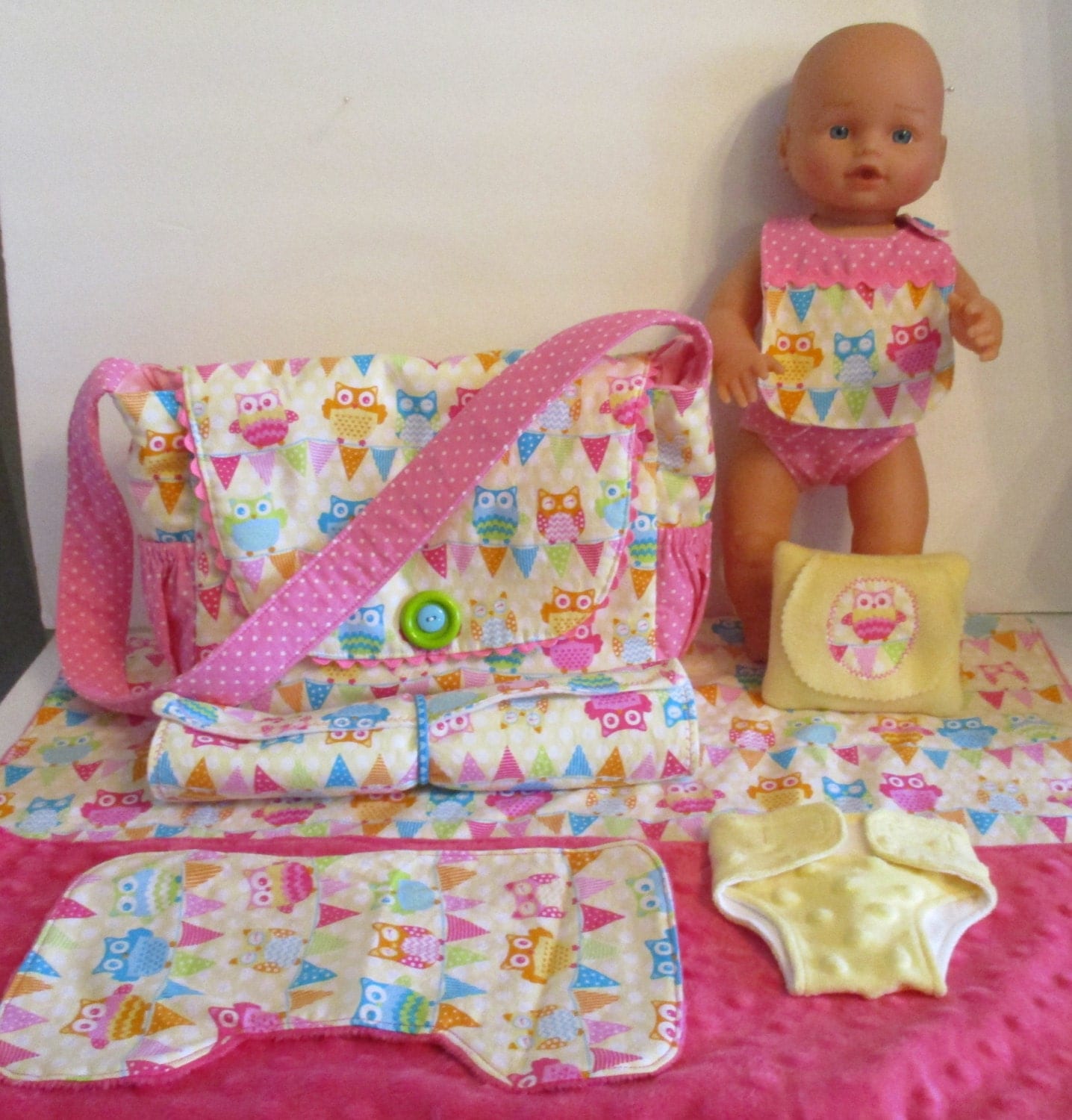 Baby Doll Diaper Bag and Accessories
