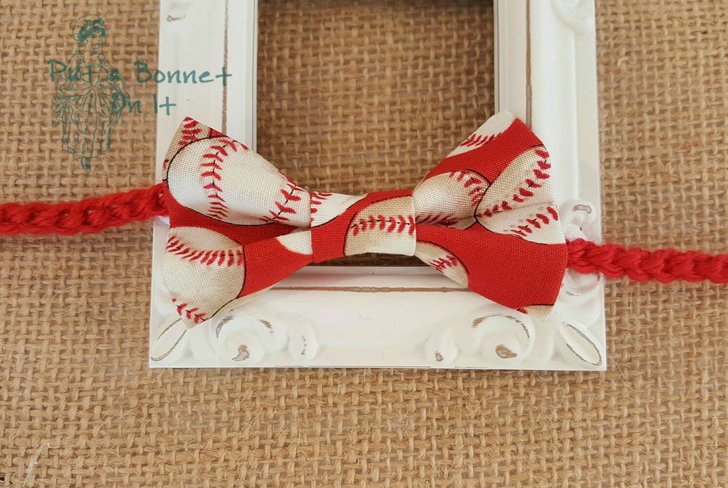Newborn 6 Months 1 Year Baby Baseballs White Red Bow