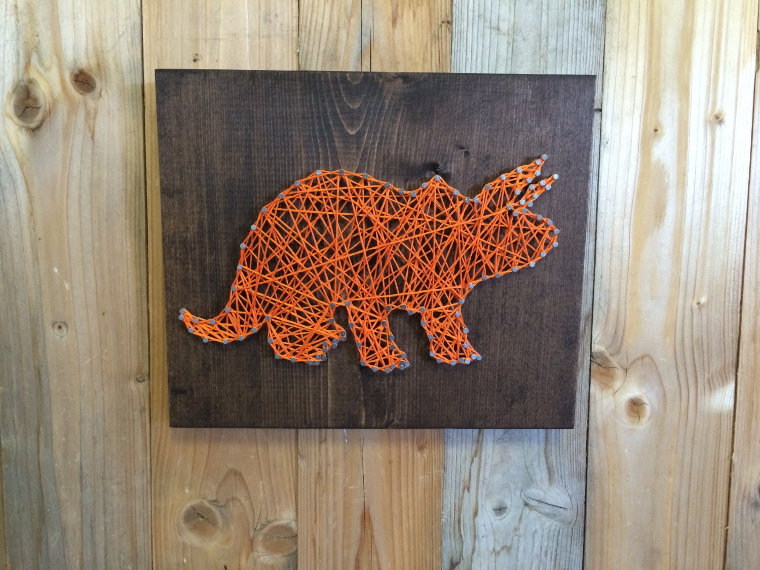 Dinosaur String Art String Art Dinosaur Decor Dino Sign