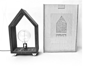 CHARLOTTE LIGHT by Clo ' eT design-concrete lamp industrial chic