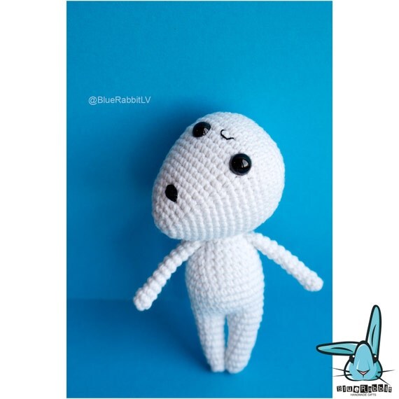 Kodama amigurumi crochet pattern. Princess Mononoke anime