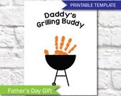 Items similar to Daddy's Grilling Buddy - Father's Day Printable ...