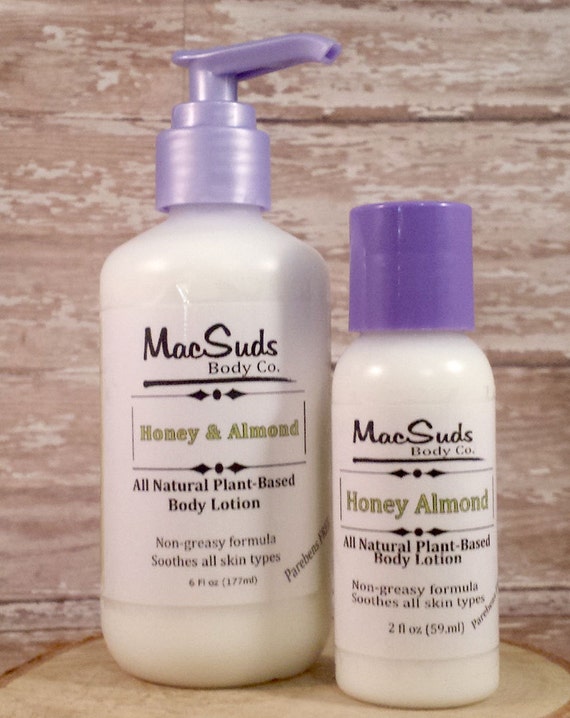Almond Honey Lotion Natural Hand salve Body cream Body