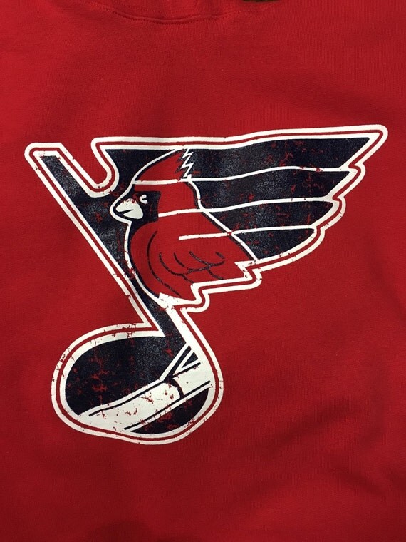 Cardinals Blues Mashup Regular Hoodie by DOLLAZZ on Etsy