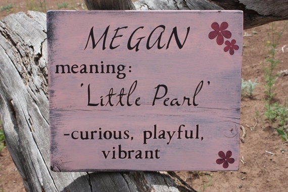 Name Meaning Sign Personalized Name Sign by MamaBearsMntnCrafts