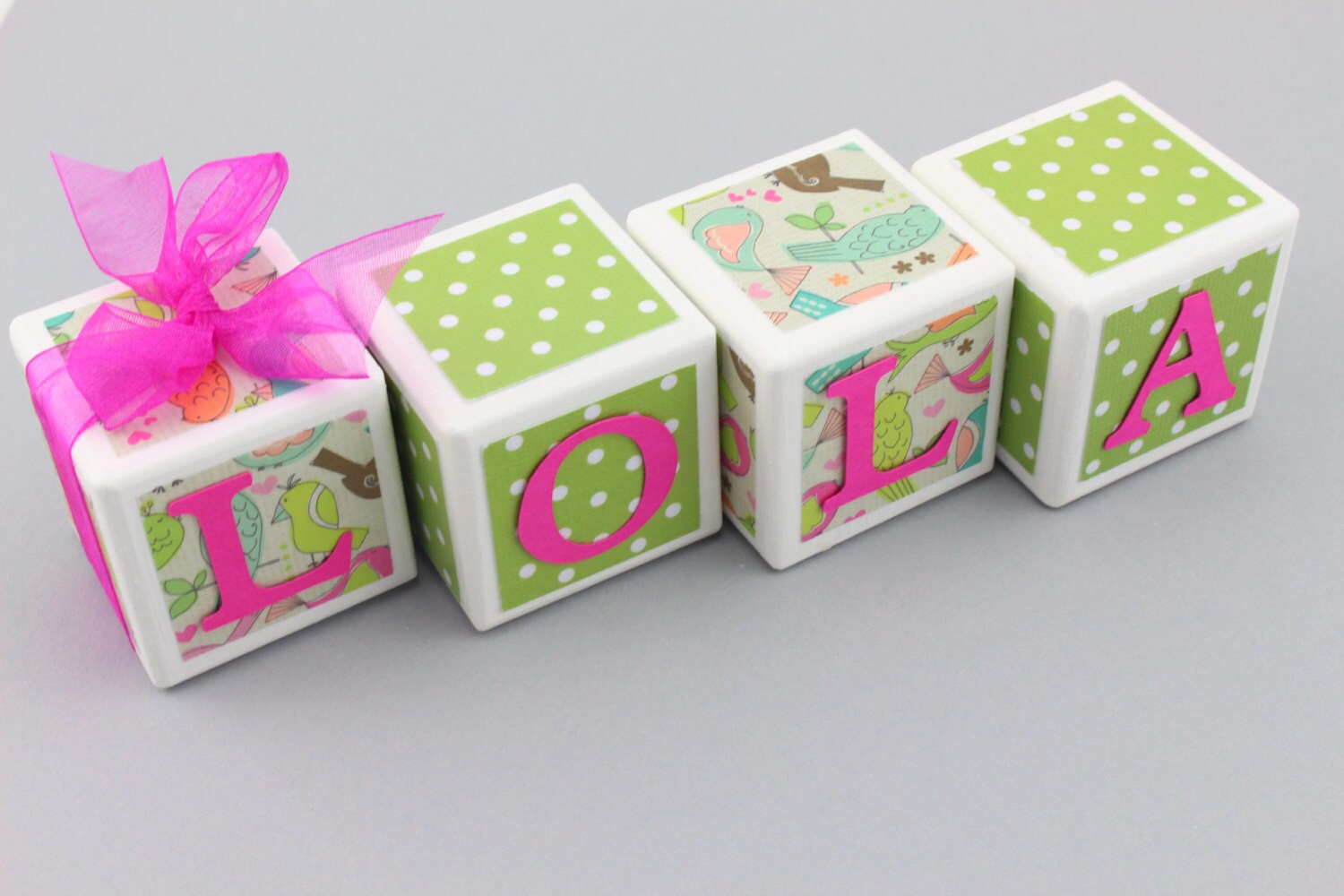 Custom Baby Name Blocks Baby Shower Baby by BlockPaperScizzors