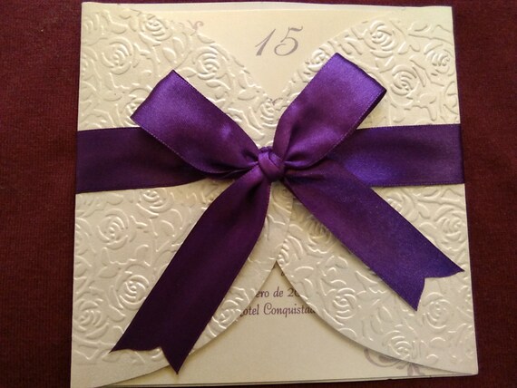 Homemade Quinceanera Invitations 7