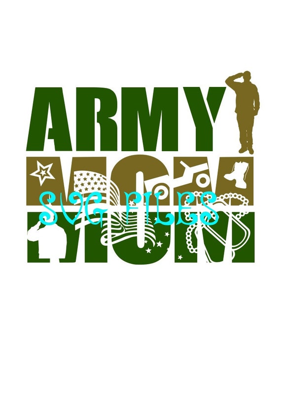 Download Army Mom file svgpngjpg and silhouette