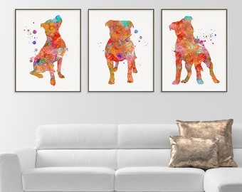 Watercolor Wall Art set of 3 prints | etsy Watercolor Wall Art set of 3 prints | etsy