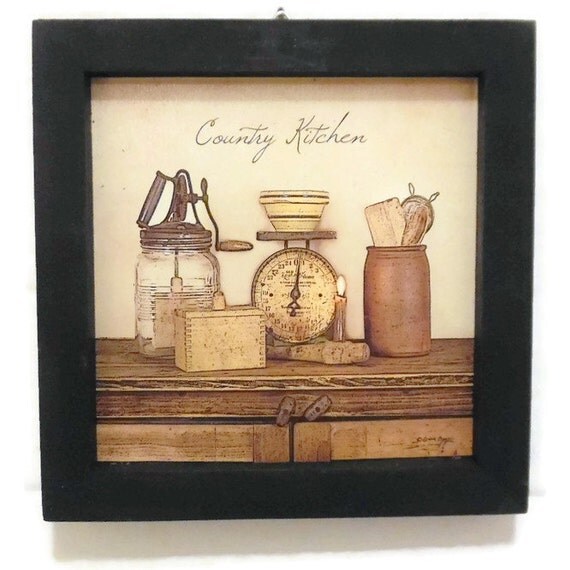 Country Kitchen Framed Art Print Country Home Decor