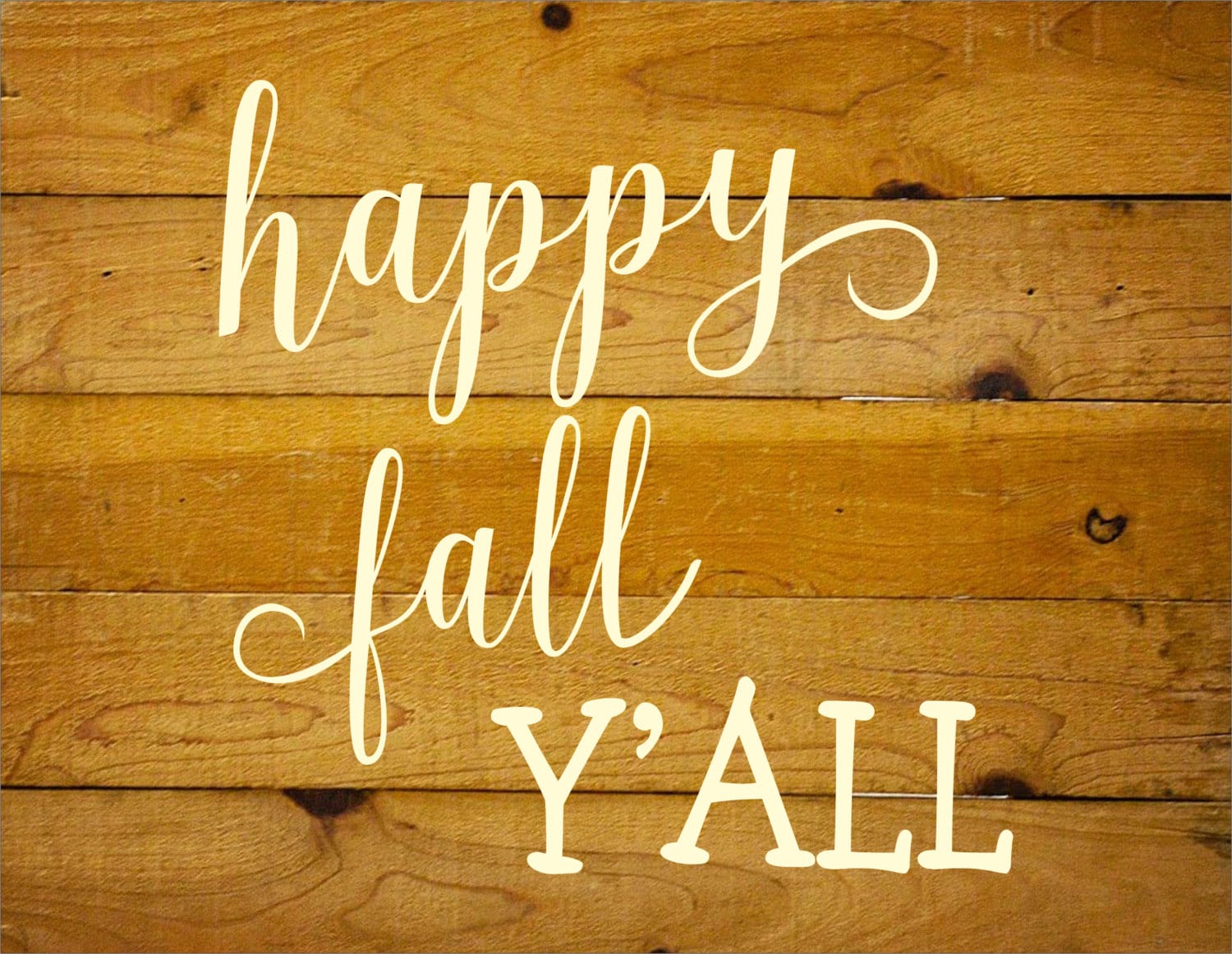 Happy Fall Y'ALL STENCIL 5 Sizes Create Fall Family.