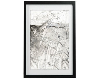 Large Fine Art Print Black and White Reproduction by obversDeSIGN