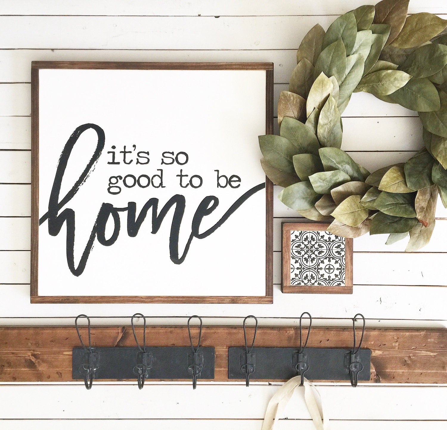 Download the ORIGINAL 24x24 it's so good to be home sign as
