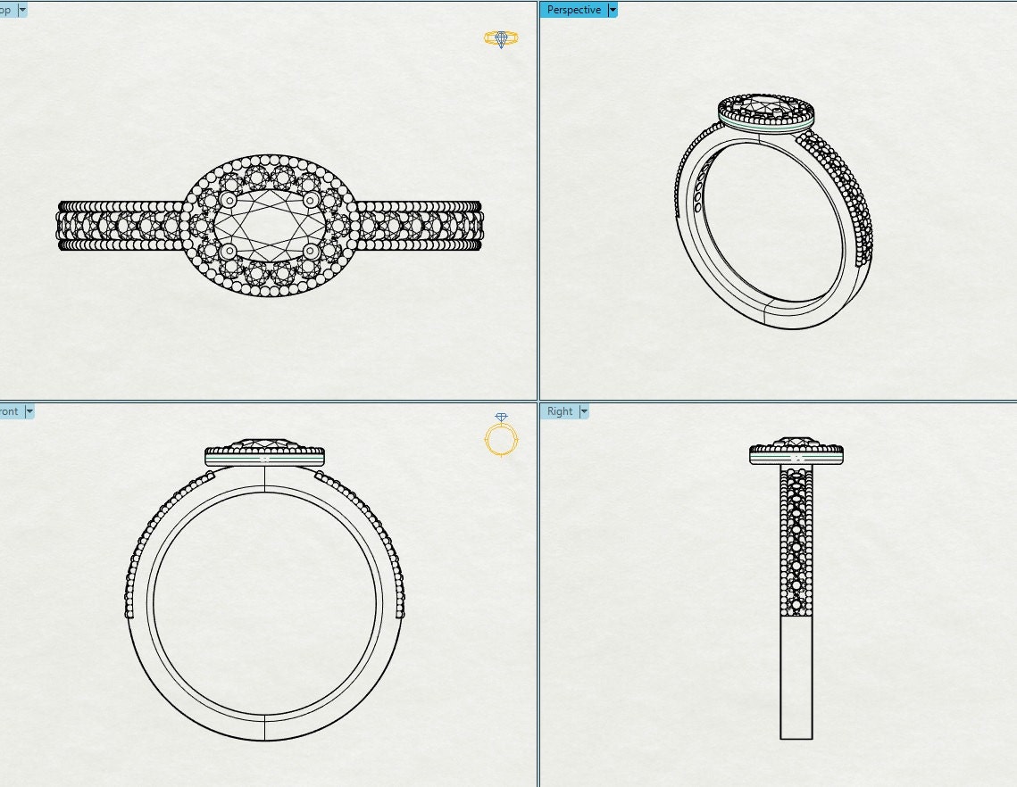 3d Cad Design Custom 3D Designs Custom Made ring by BridalRings