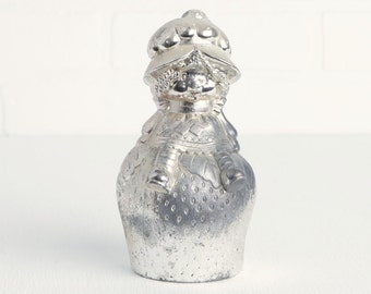 Reserved - Vintage Strawberry Shortcake Bank, Silver Plate Nursery Decor by Leonard Japan