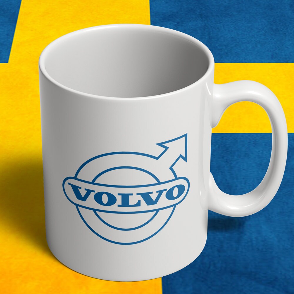 Volvo mug for swedish car fans Volvo logo 1959 travel mug