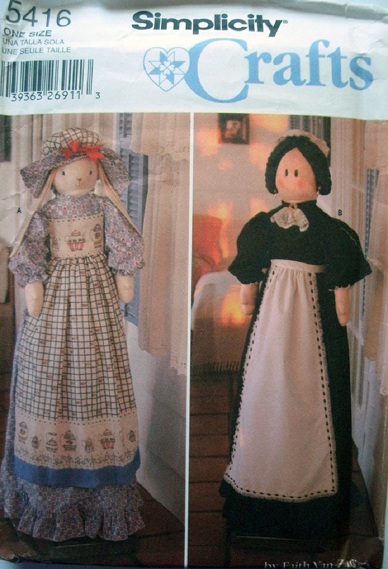 Simplicity Crafts Pattern 5416 Vacuum Cleaner Covers Bunny