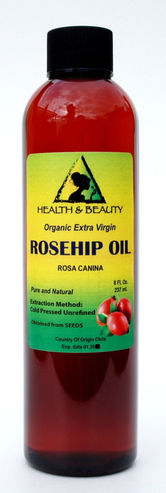 8 oz ROSEHIP SEED Oil UNREFINED Organic Extra by HBOilsCenter