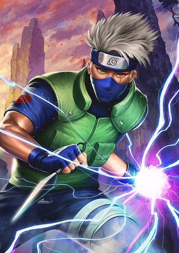 Kakashi A3 Poster Print