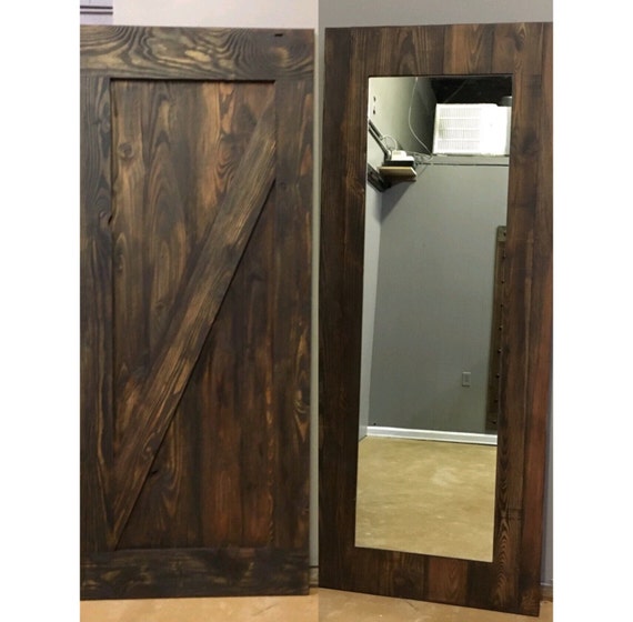 Z Design Mirror Sliding Barn Door by Rustic Luxe