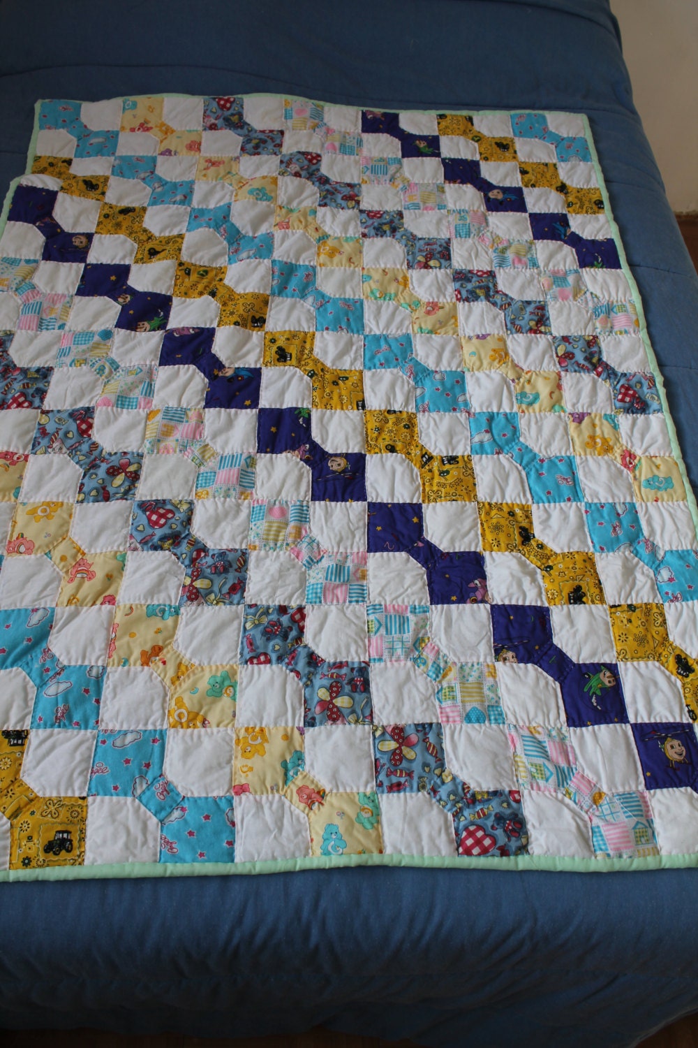 hand-made-bow-tie-baby-quilt