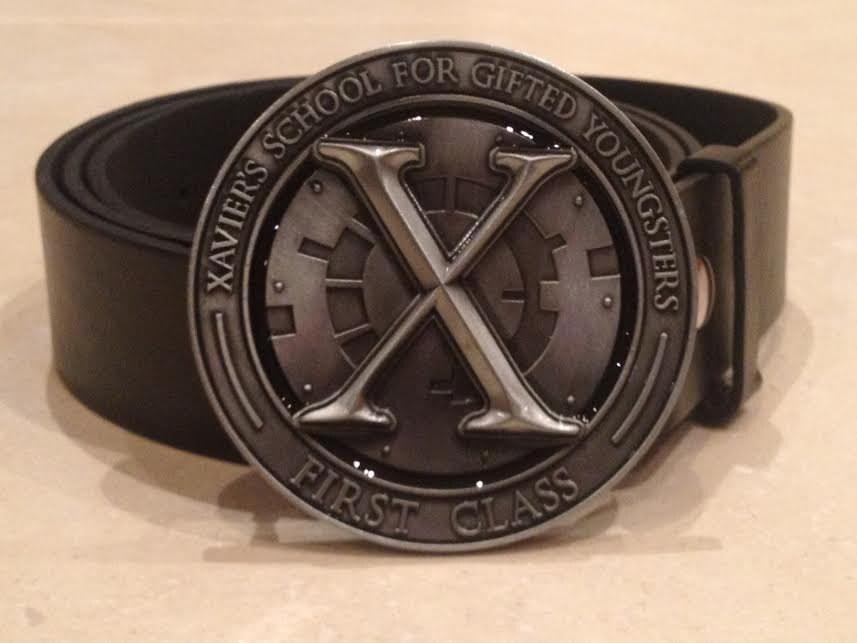 XMEN First Class logo Buckle FREE BELT wolverine Cosplay