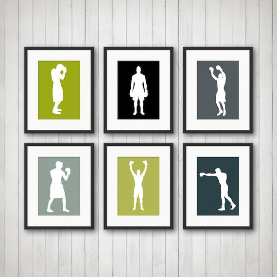 Boxing Wall Art Prints Sports Wall Art Gifts for Him