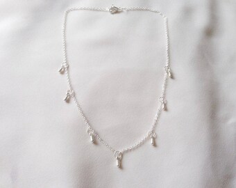 Silver Teardrop Necklace